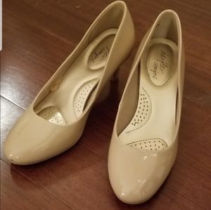 Tan Patent Heels